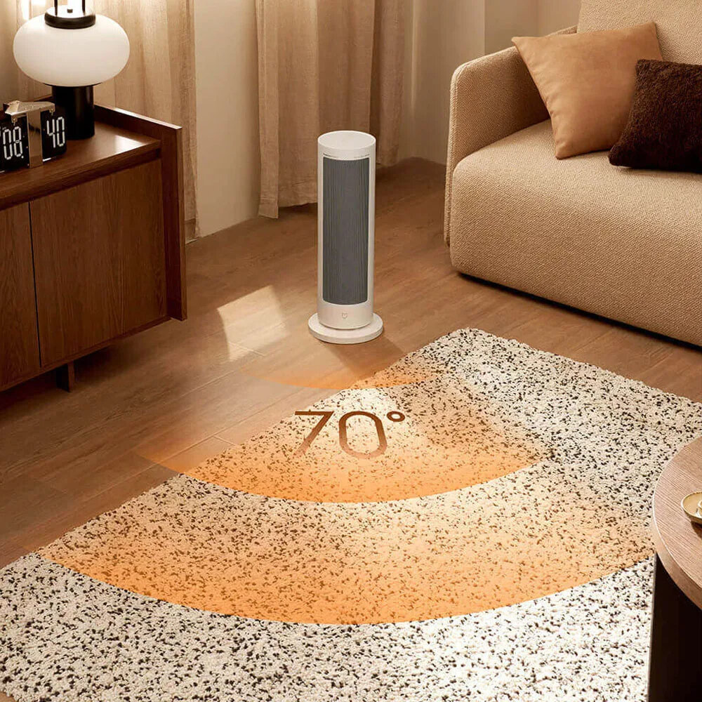 XIAOMI MIJIA Fan Heater Home Electric Heaters 2000W PTC Fast Ceramic Heating Low Noise 70° Wide Angle Air Supply